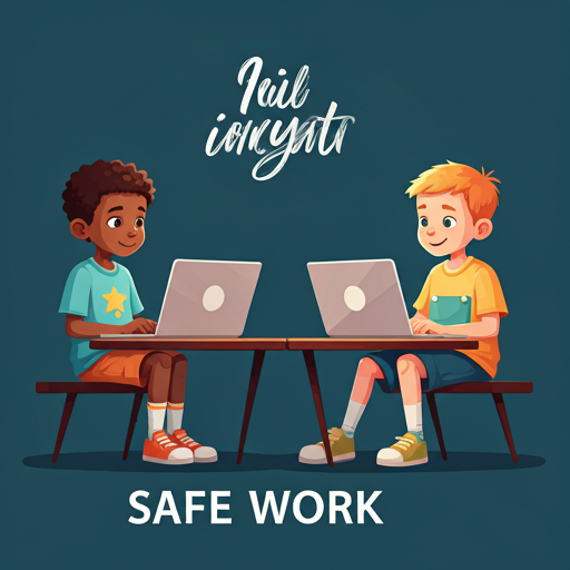 Kids with laptops