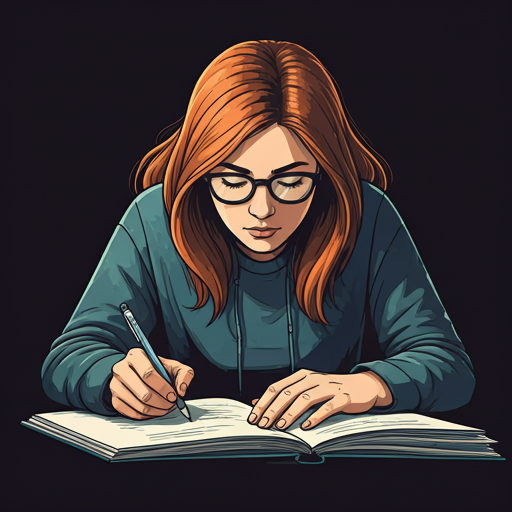 Person studying